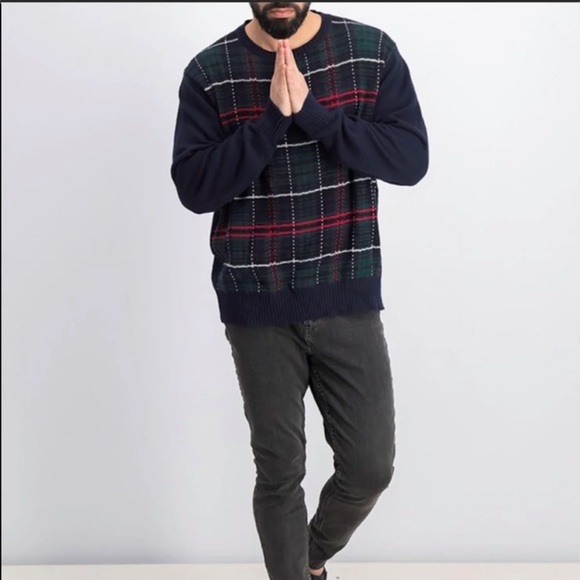 Weatherproof Other - NWT Weatherproof Holiday Tartan Pullover Sweater M